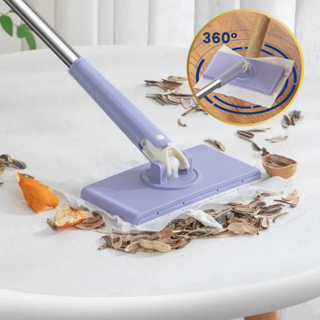 Kompakter 360° Mini-Wischmopp für hygienische Bodenreinigung im Haushalt. Ideal als Putzhelfer.