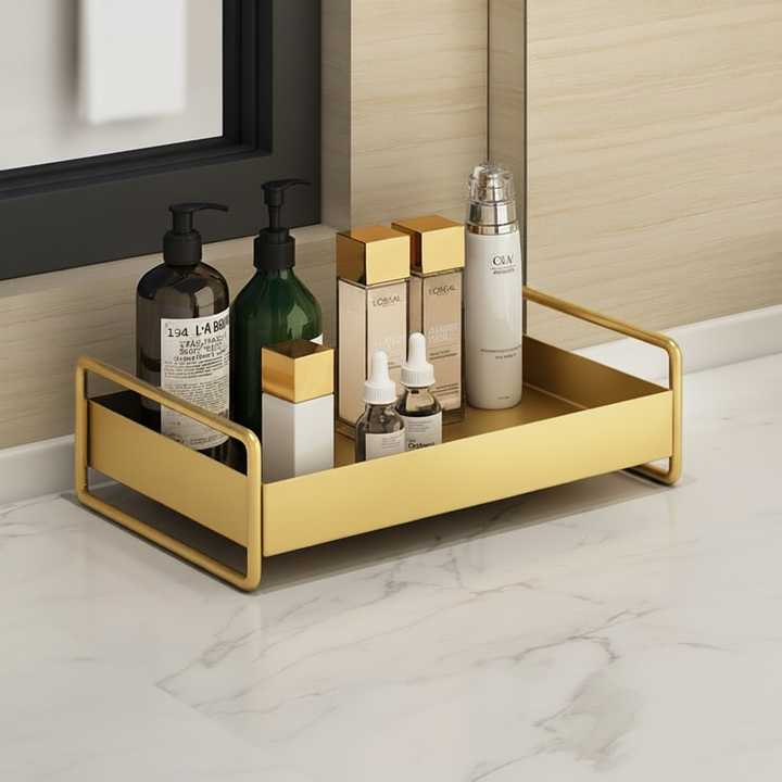Kompaktes, elegantes Organizer Tablett für moderne Schreibtische und stilvolle Badezimmer.