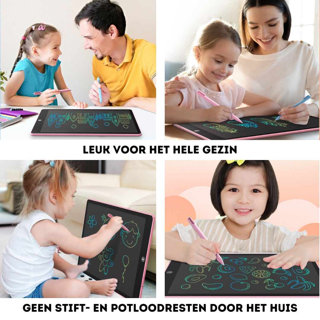 Dünnes LCD-Zeichentablett als perfektes Geschenk für Kinder, die gerne zeichnen und lernen.