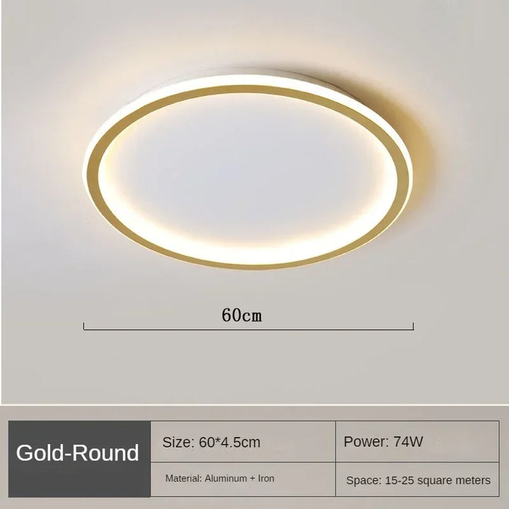 Moderne dimmbare LED Deckenleuchte, energieeffizient, für stilvolle Akzente im Flur.