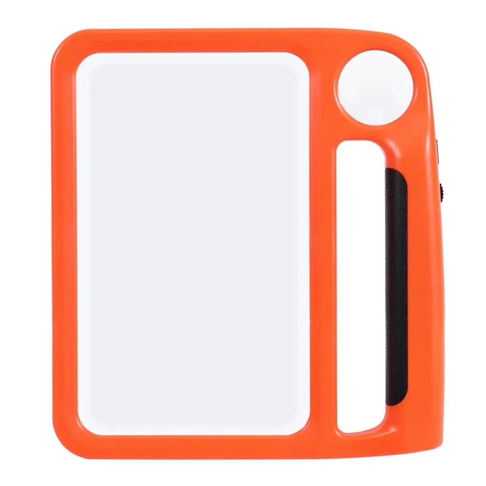 Vielseitige LED Handlupe mit 5x/10x Vergrößerung. Ideal als Lesehilfe für Bücher, Zeitungen und präzise Detailansicht.