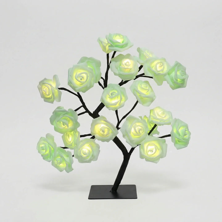 Romantische LED-Blütenlampe Rosenbaum, ideales Geschenk für gemütliche Schlafzimmer-Dekoration & Ambiente.