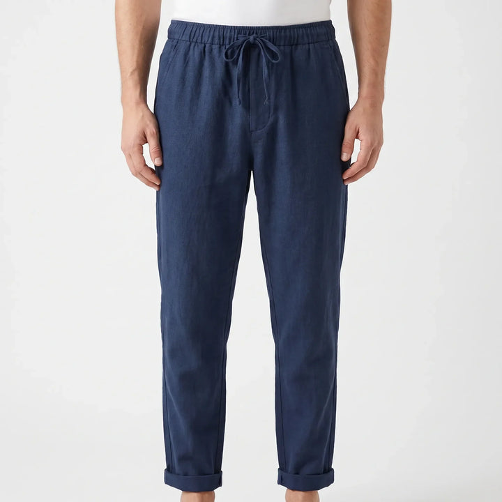 Bequeme Curtis Herren Freizeithose, locker sitzend, ideal für warme Tage, Urlaub und Strand.