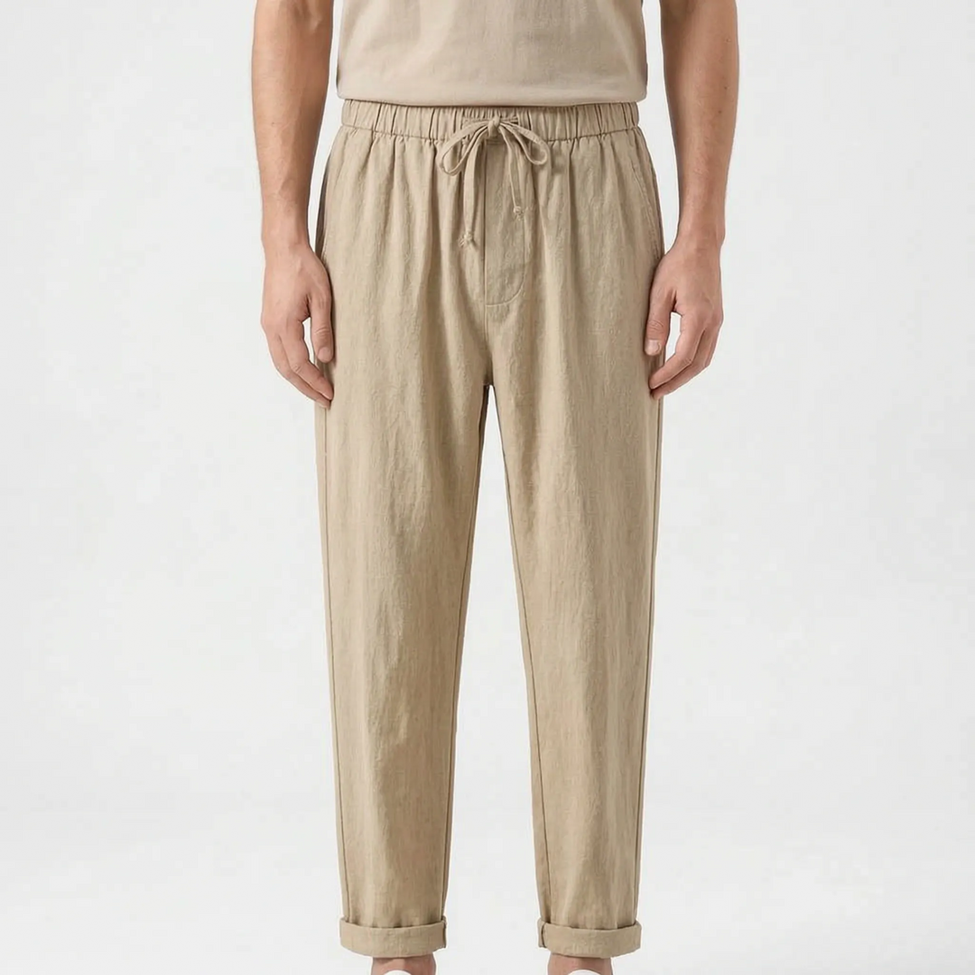 Vielseitige Curtis Herrenhose, atmungsaktiv und bequem, passend für Alltag, Strand und Freizeit.