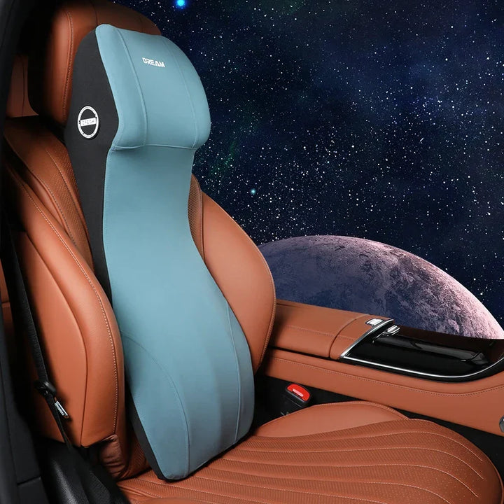 Komfortable Auto Nackenkissen & Kopfstütze aus Memory-Schaum. Entspanntes Fahren & verbesserter Sitzkomfort.
