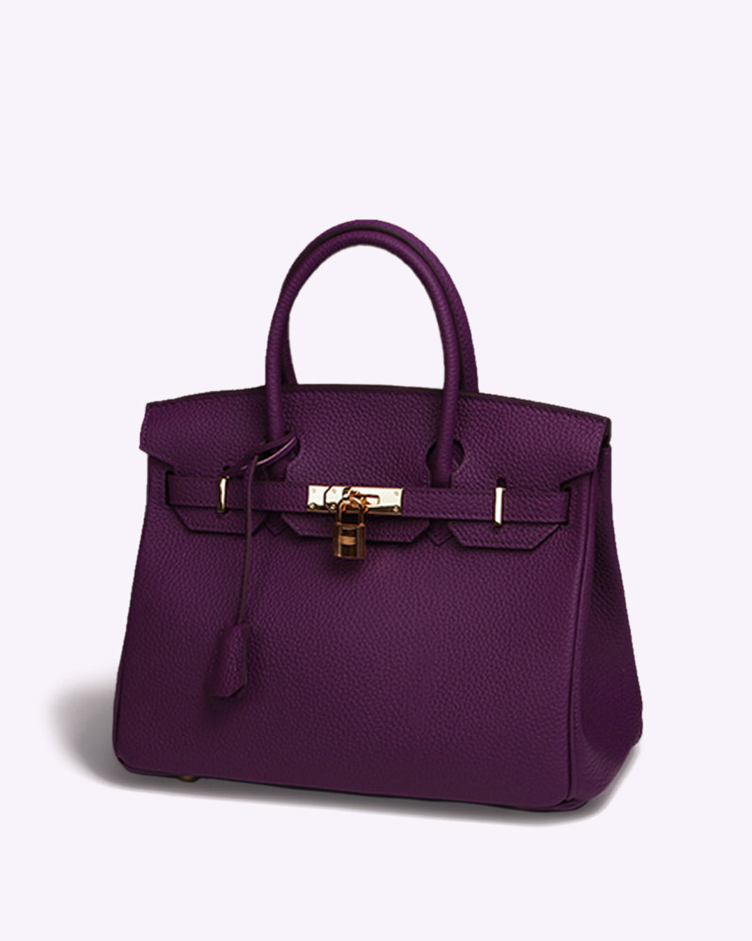 Hochwertige Damen Lederhandtasche mit praktischem Schloss. Langlebiges Accessoire in Top-Qualität.