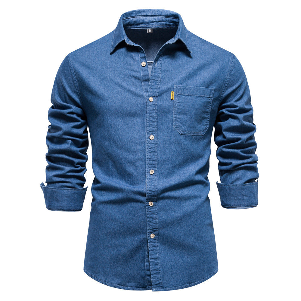 Stilvolles, klassisches Langarm Herren Hemd als Basic für jede Garderobe. Moderne Herrenmode, ganzjährig.
