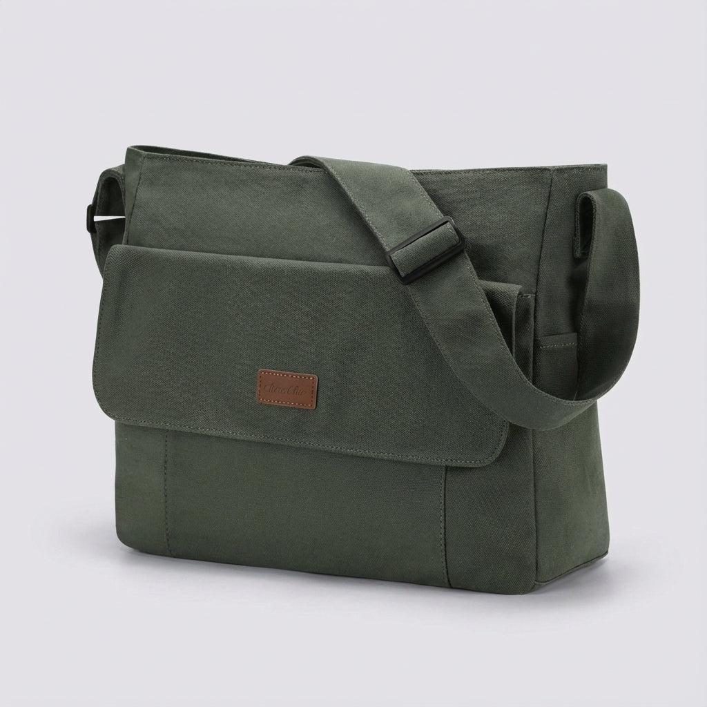 Unisex Laptoptasche Satchelix, leicht und robust, mit zahlreichen Fächern für optimale Organisation unterwegs, in Braun.