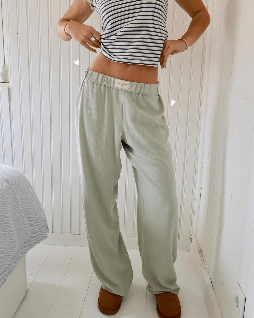 Damen Loungehose für unbeschwerten Komfort & Entspannung. Ideal für Homewear, mit weichem Stoff & lockerer Passform.