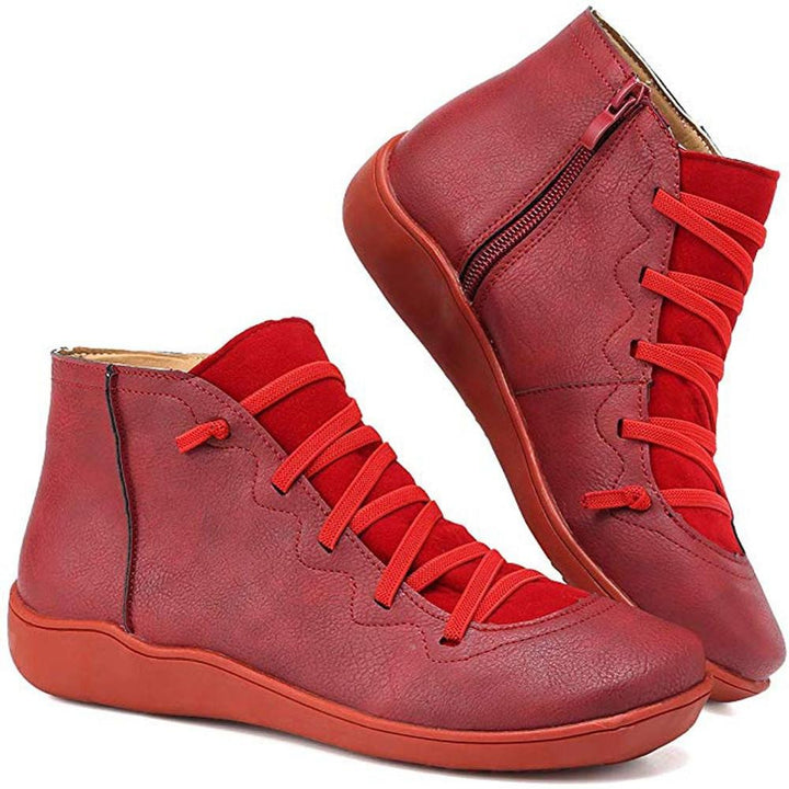 Modische Damen Stiefeletten für den Winter. Diese Komfortschuhe bieten Flexibilität und Stabilität für jeden Tag.