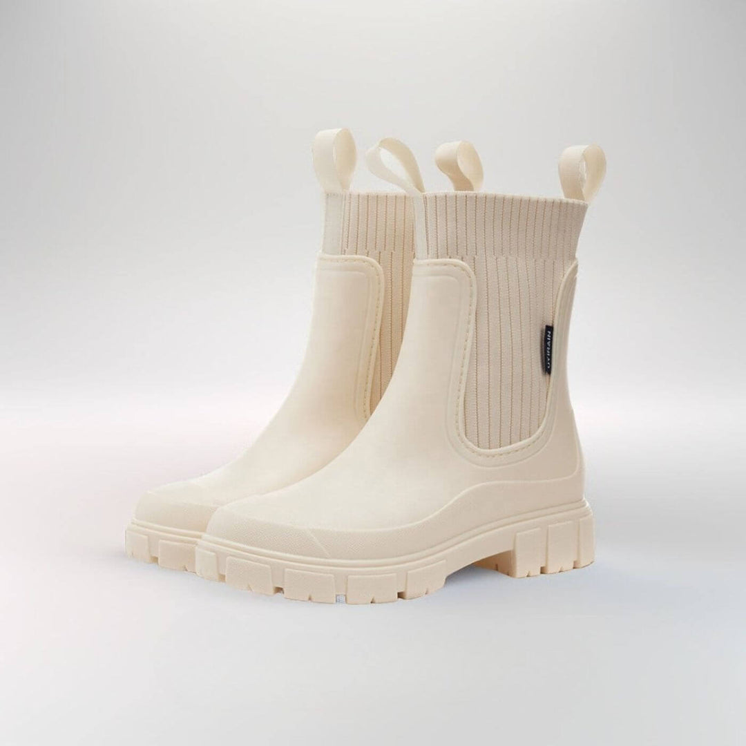 Bequeme Damen-Regenstiefel für Herbst & Frühling. Wasserdicht, rutschfest & stilvoll durch den Regen.