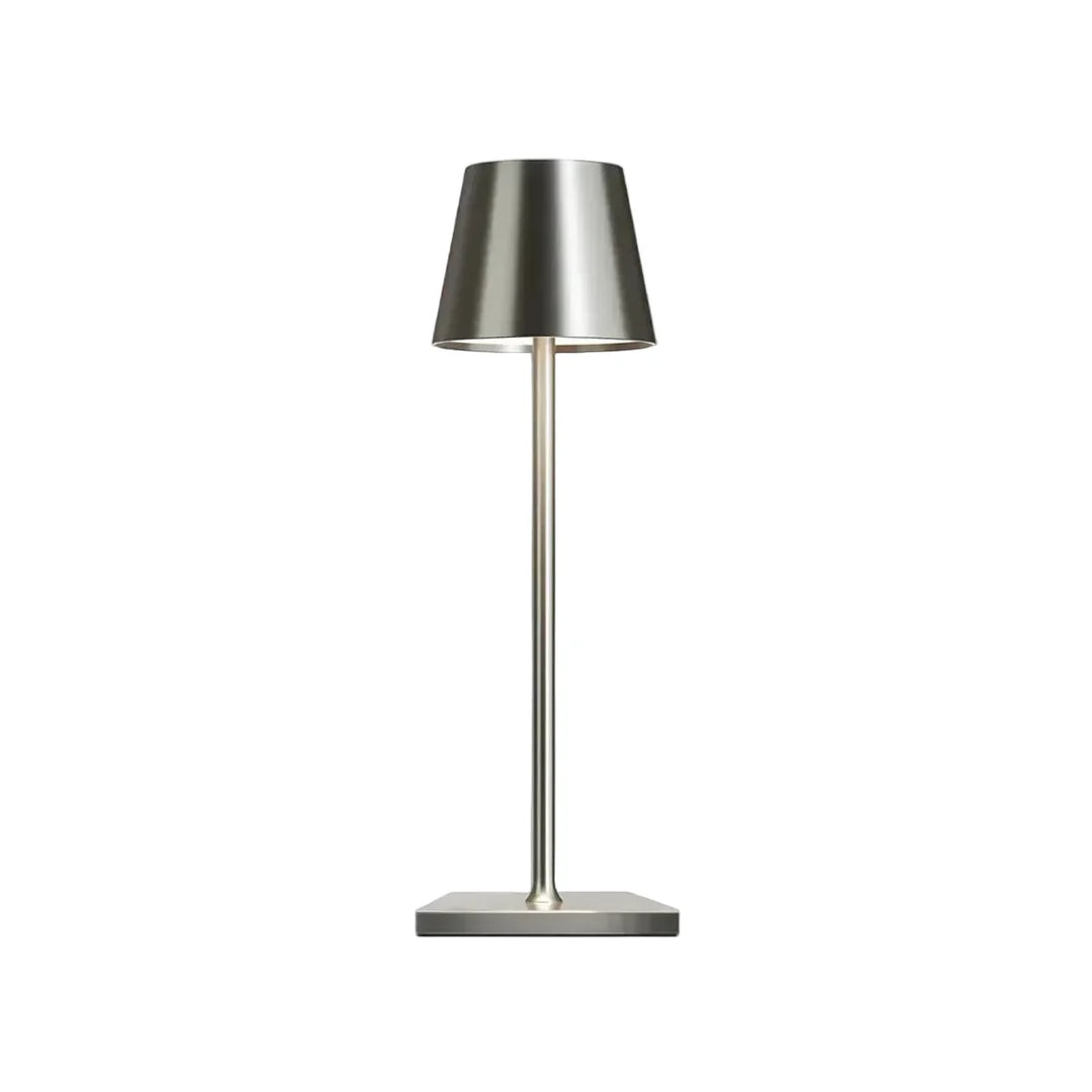 Kabellose LED-Tischlampe mit Touch-Steuerung, dimmbar. Moderne Designlampe für Wohnzimmer oder Schlafzimmer.