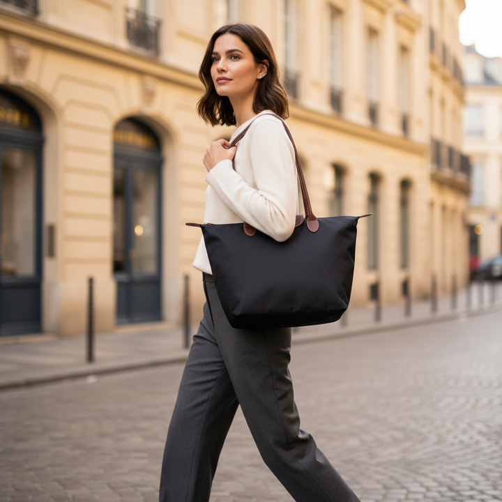 Praktische Schultertasche Damen: Geräumige, elegante Umhängetasche für Frauen, perfekt organisiert.