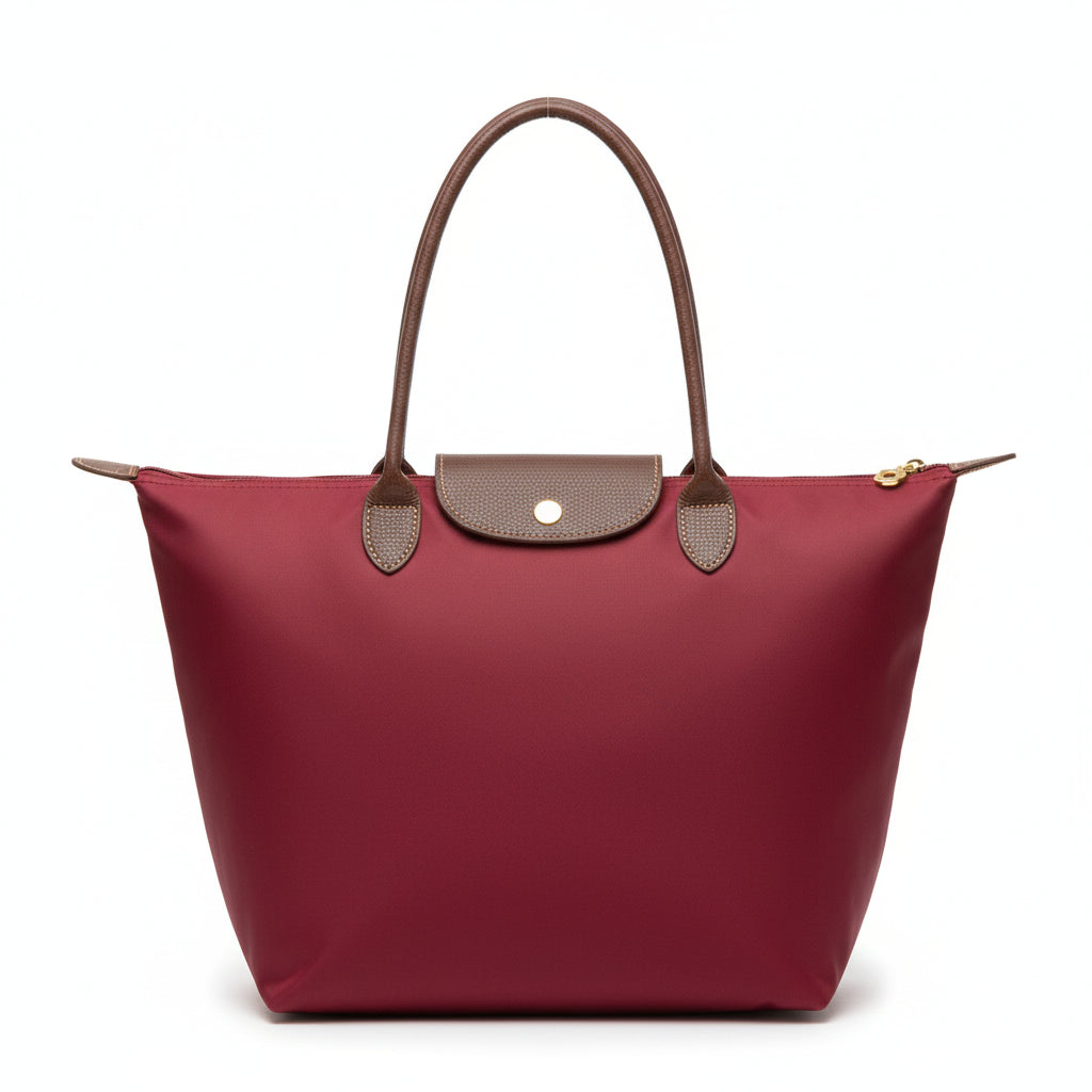 Geräumige Damen Schultertasche: Offene Ansicht der praktischen Umhängetasche, zeigt das gut organisierte Innenleben.