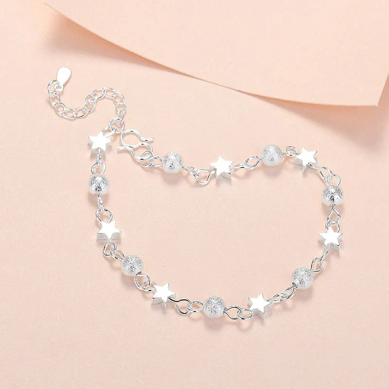 Elegantes Unisex Sternen Armband, Schmuck-Accessoire für Gelassenheit und spirituelle Klarheit.
