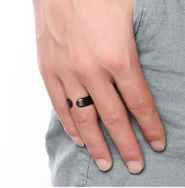 Hochwertiger Wellness-Magnetring, unisex, als effektiver Schnarchstopper für bessere Schlafqualität.