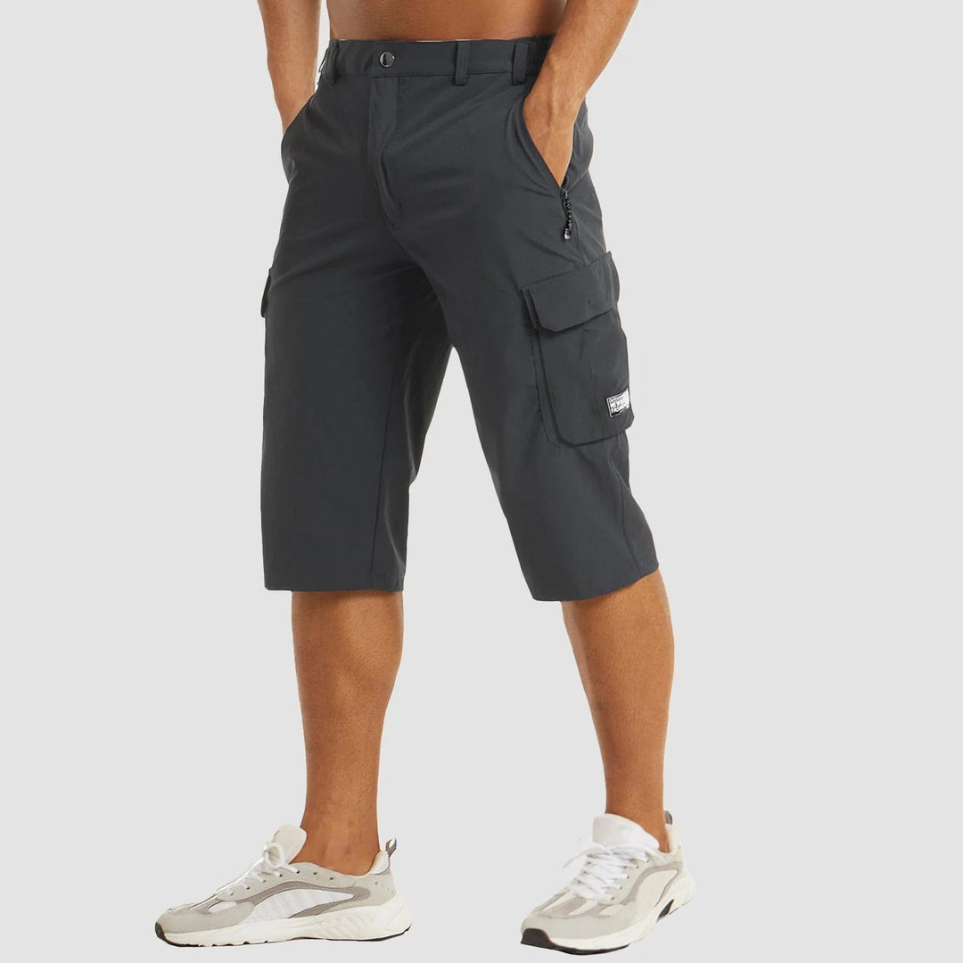 Ideal für den Sommer: schnelltrocknende Herren Cargo Shorts für Freizeit, Strand & Wandern.