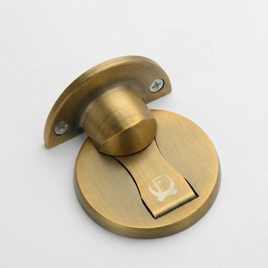 Moderner magnetischer Türstopper aus Metall, schützt Wände und Türen zuverlässig, dekoratives Element für jeden Raum.