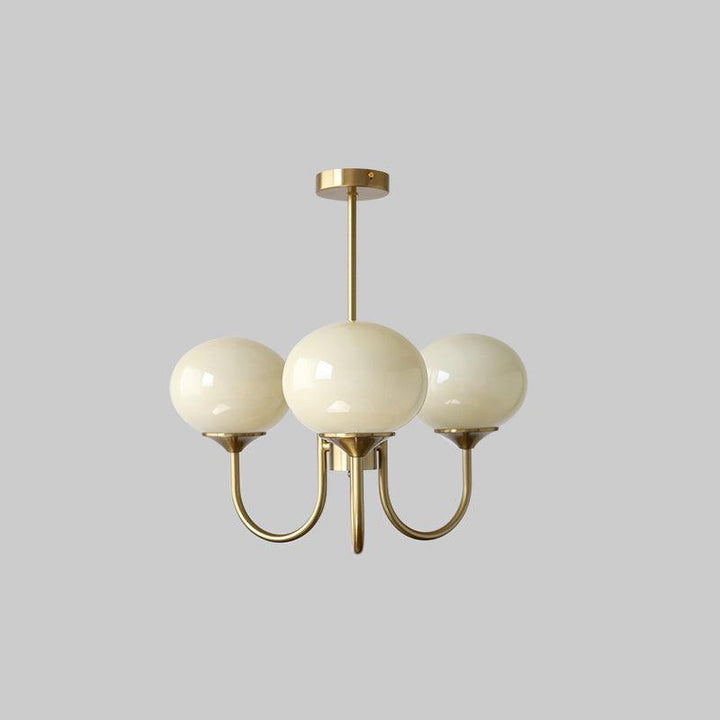 Luxuriöser Glas-Kronleuchter, Designlampe für Wohnzimmer.