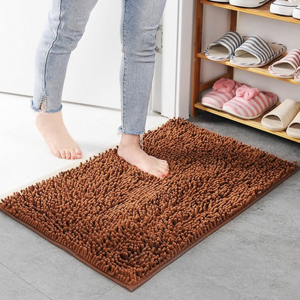 Weiche Chenille Badematte für Ihr Badezimmer, bietet Komfort und Sicherheit; saugfähig.