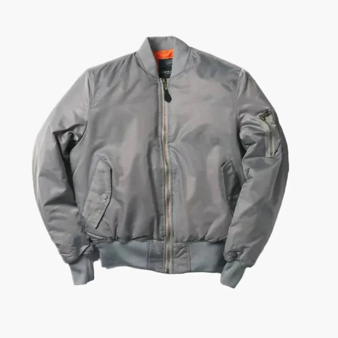 Moderne Bomberjacke im unisex Design. Ideal als stilvolle Freizeitjacke für Herren, Damen und coole Streetwear-Looks.