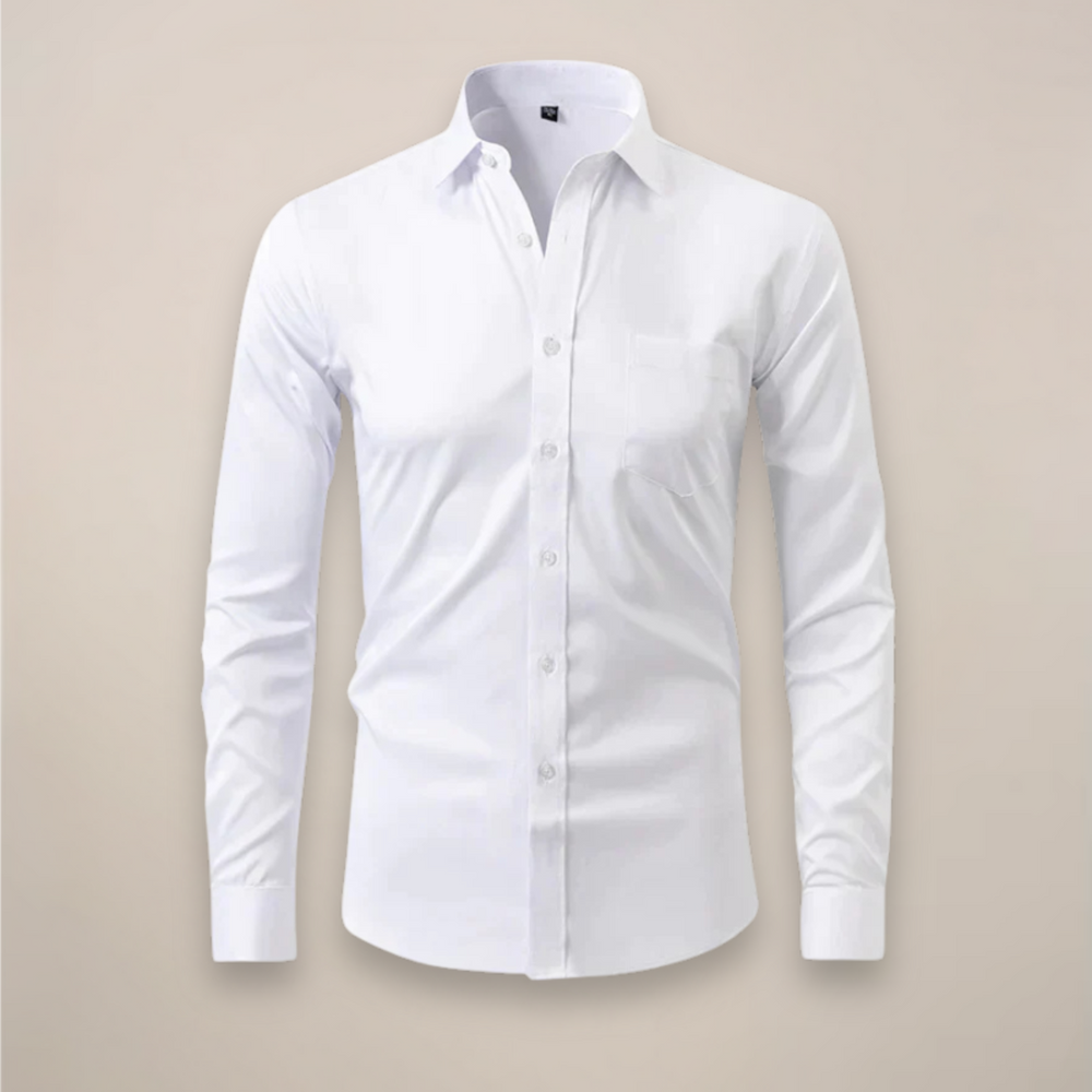 Elegantes Herren Slim Fit Hemd, langarm, für Frühling, vielseitig für Freizeit & Büro.