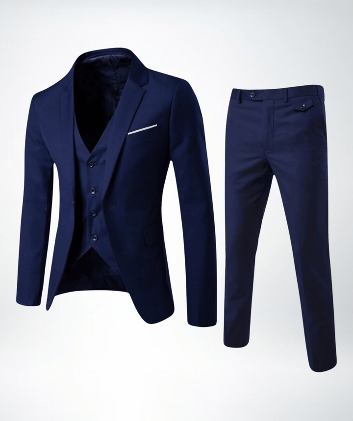 Herren Dreiteiliger Businessanzug: Eleganter Anzugset für Business, Hochzeiten und festliche Anlässe. Perfekte Abendmode.