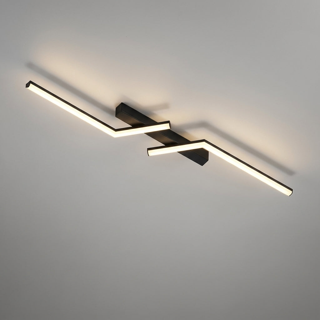 Energieeffiziente, stilvolle Aerolite LED-Deckenleuchte, linear und dimmbar. Moderne Deckenbeleuchtung.