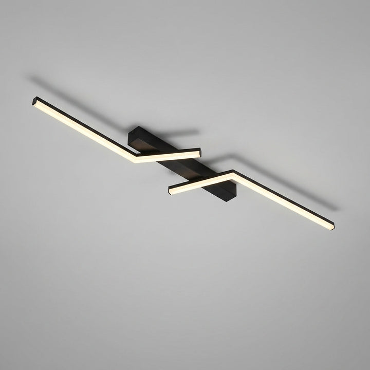 Klare Linien: Elegante Aerolite LED-Deckenleuchte, linear und dimmbar. Perfekt für modernes Wohnen.