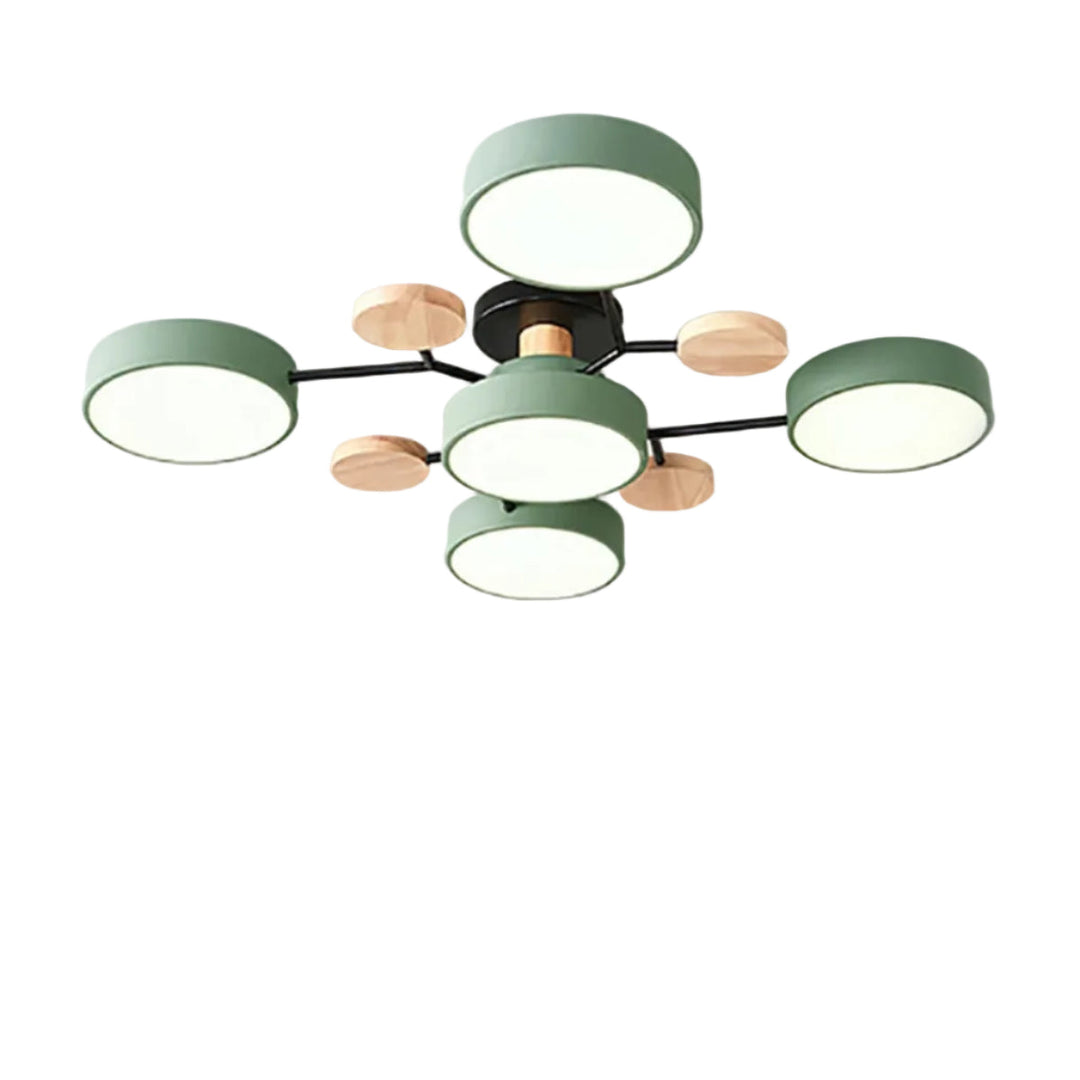 Elegante, weiße, runde LED-Deckenleuchte, modernes Slim-Design. Ideal für helle, zeitgemäße Innenräume.