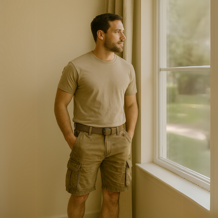 Bequeme Sommer Shorts für Herren, ideal für warme Tage, Freizeitaktivitäten & entspannte Looks.