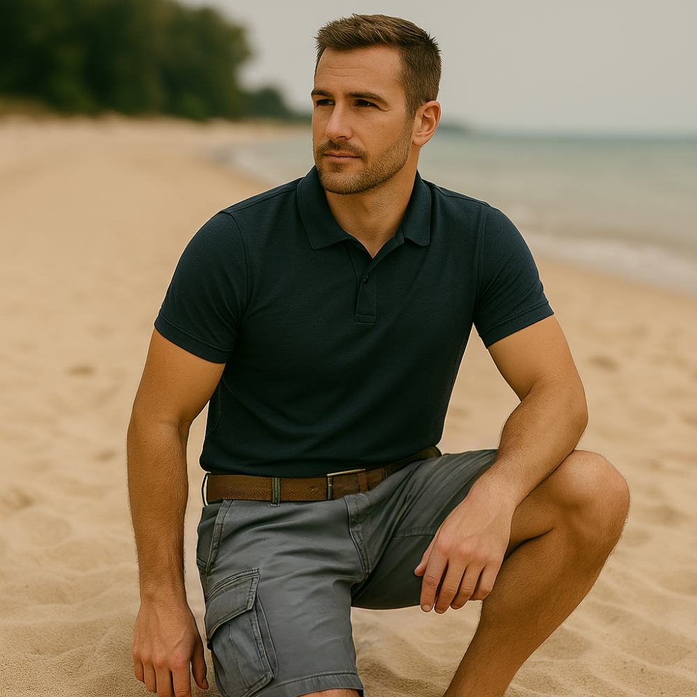 Leichte Herren Freizeit Shorts, atmungsaktiv und komfortabel, perfekt für Sport & entspannte Sommertage.