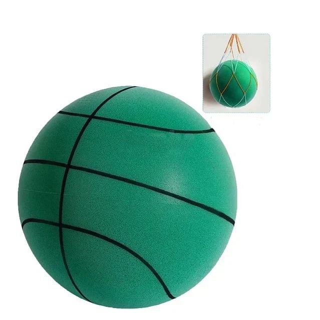 SilentBounce geräuschloser Basketball. Ermöglicht leises Dribbeln & Werfen ohne Geräusche, ideal für alle.