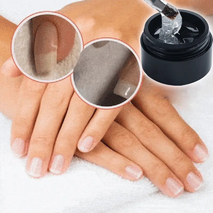 UV-lichtfreies Nagelreparatur Gel für brüchige Nägel. Sofort-Hilfe zur Nagelstärkung & intensiven Pflege.