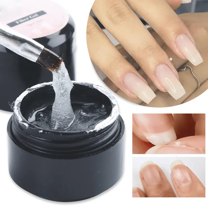 Doppelpack Nagelreparatur Gel, UV-lichtfrei. Stärkt brüchige Nägel und fördert gesunde, widerstandsfähige Nägel.