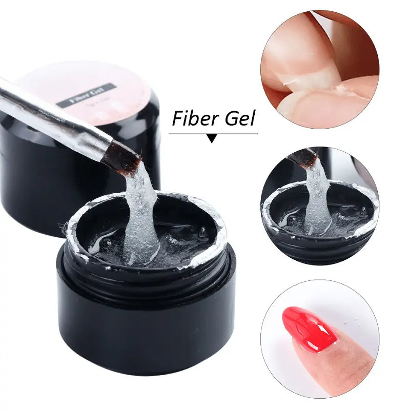 Gesunde, gestärkte Nägel nach Anwendung des UV-lichtfreien Nagelreparatur Gels. Ideale Lösung für brüchige Nägel.