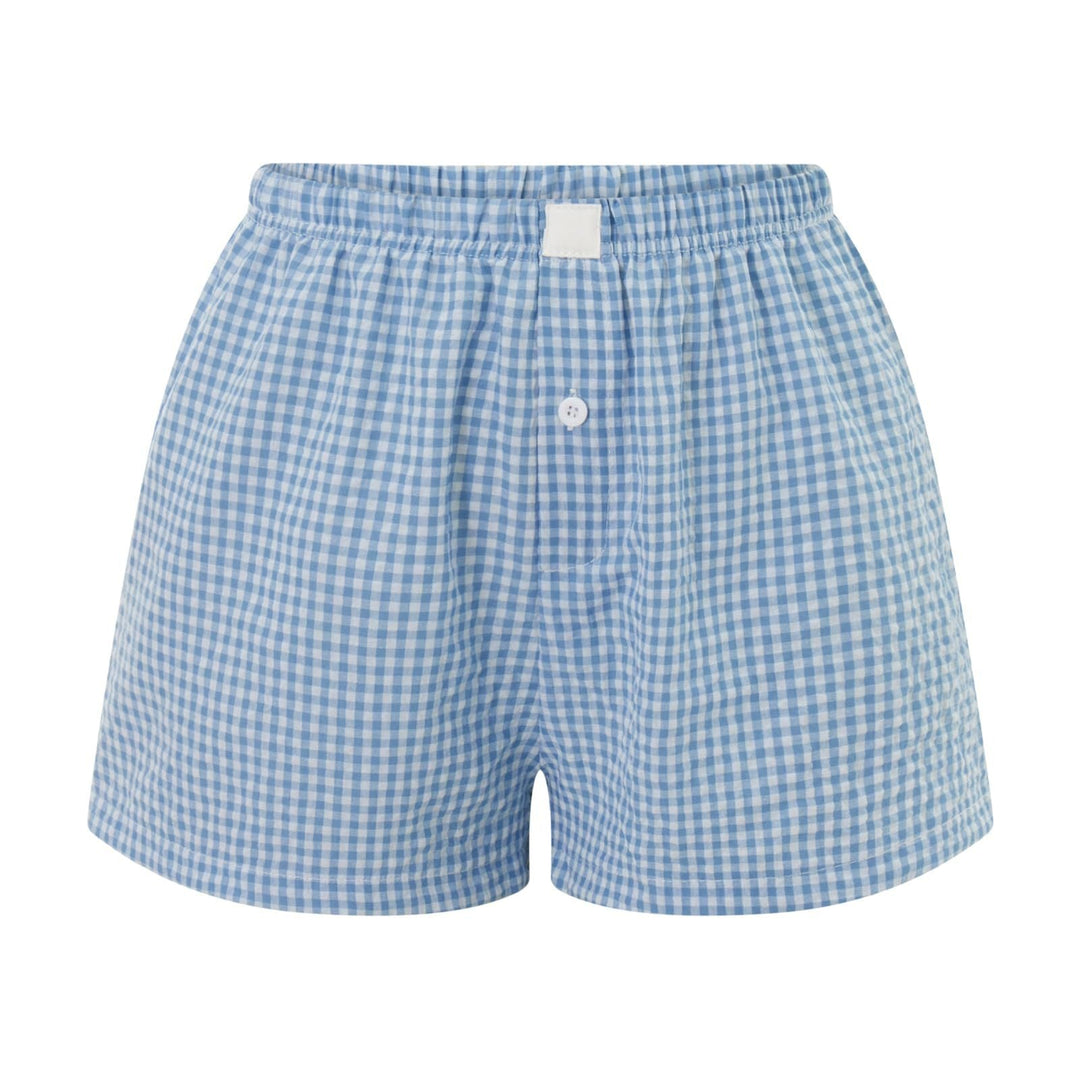 Extrem bequeme Damen Boxershorts mit Karomuster, atmungsaktiv & perfekt für jede Frau.