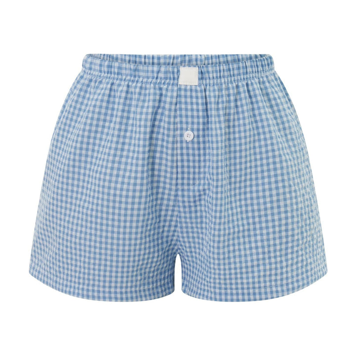 Extrem bequeme Damen Boxershorts mit Karomuster, atmungsaktiv & perfekt für jede Frau.
