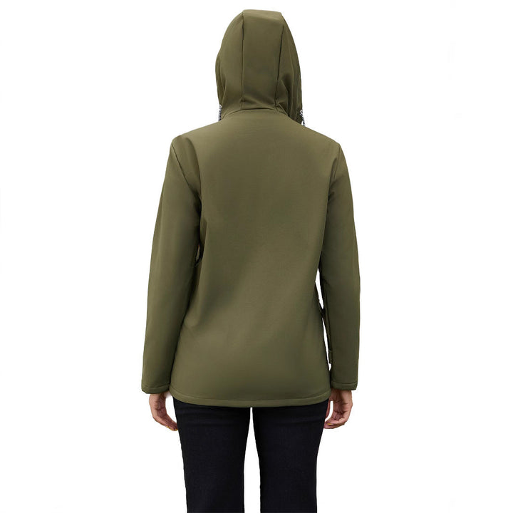Bequeme Damen Herbst- & Winterjacke mit kuscheligem Fleece-Futter für Outdoor-Abenteuer.
