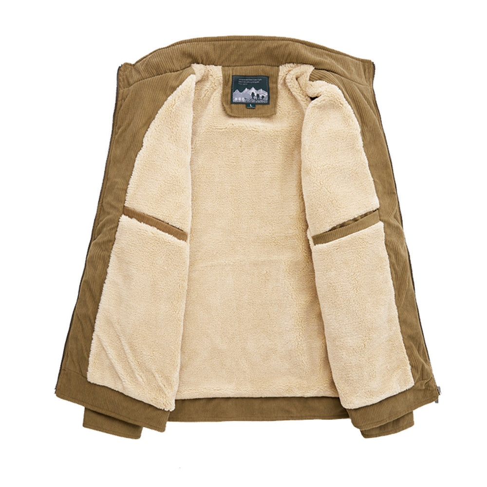 Stilvolle Herrenjacke: Warme und robuste Outdoorjacke, perfekt für Freizeit & kalte Tage.