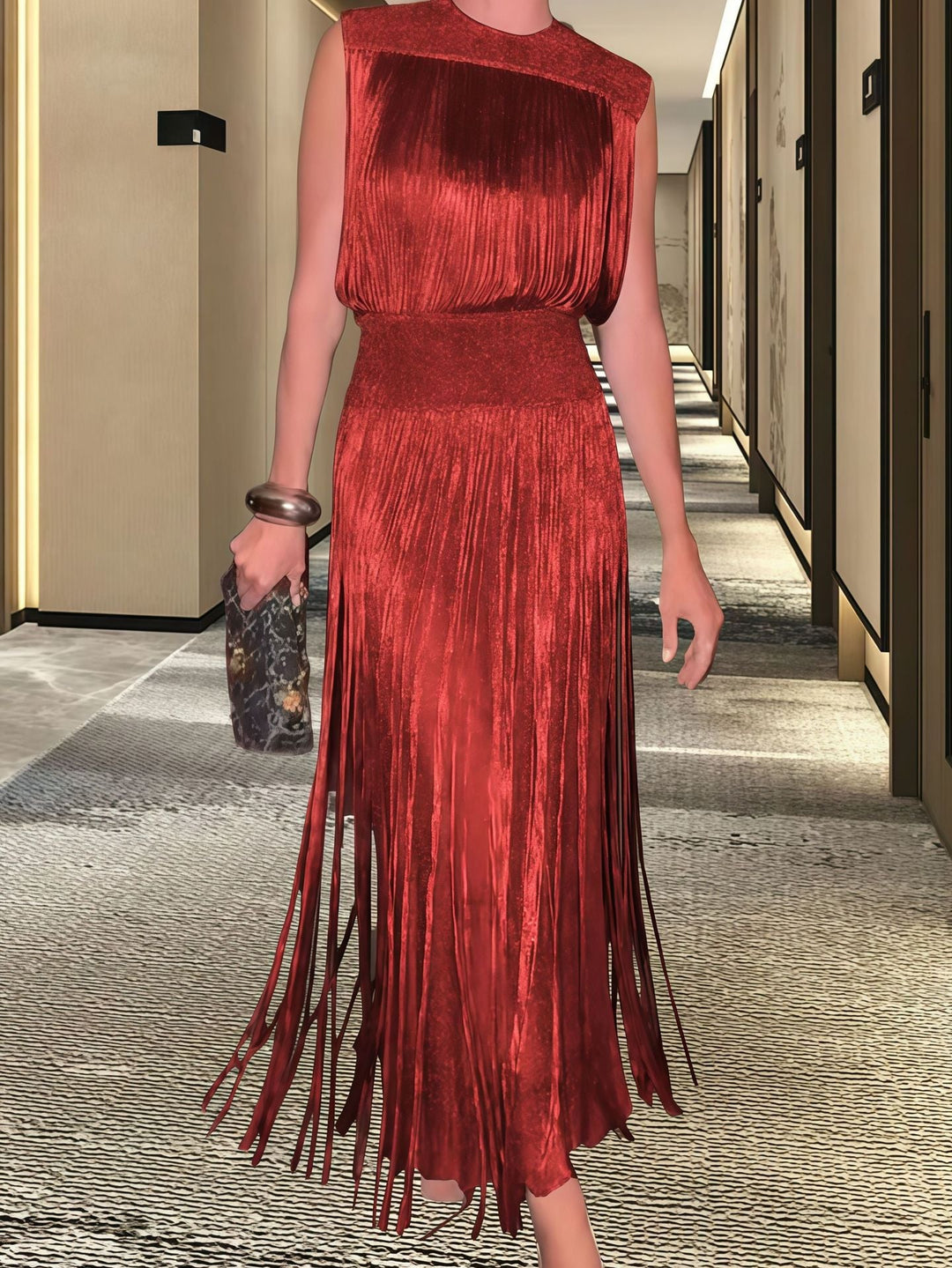 Elegantes Abendkleid mit schmeichelhafter Taille und schwingendem Rock. Für unvergessliche Momente.