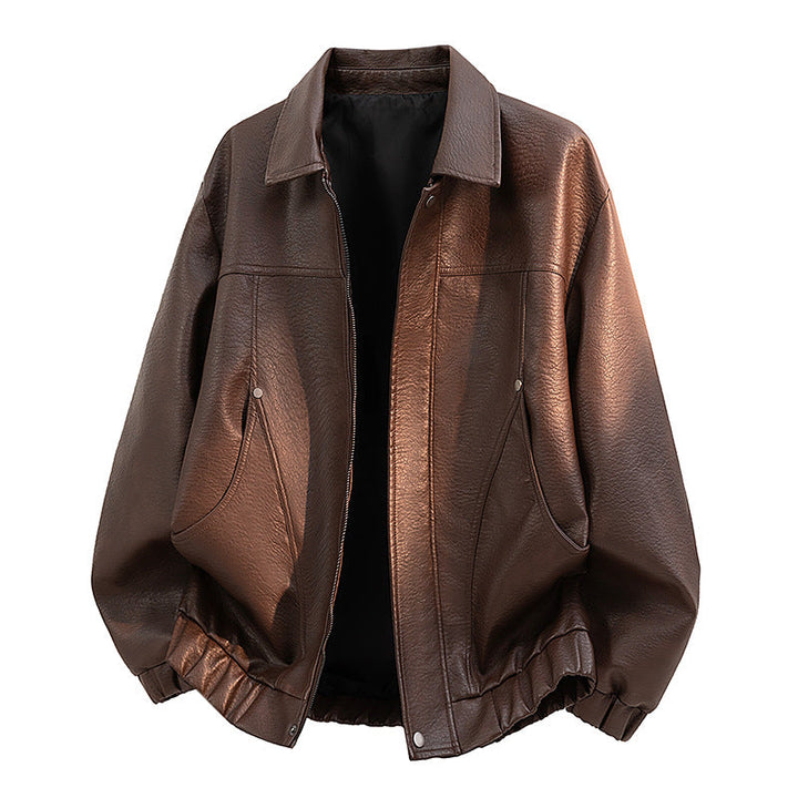 Herren lässige Übergangsjacke mit Elastikbund, modisch & komfortabel für Freizeit und Alltag.