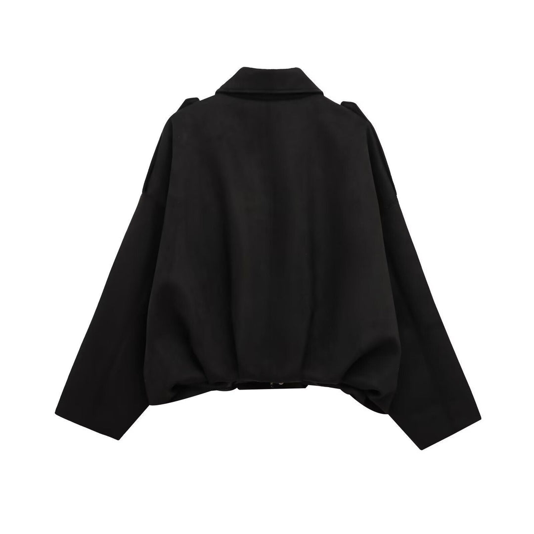 Chic Damenjacke, modisch und bequem. Lässige Eleganz für den Streetstyle. Ideal als Übergangsjacke.