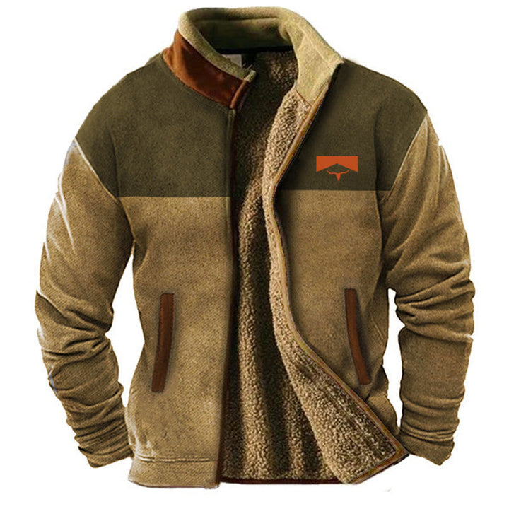 Lässige Herren-Freizeitjacke in modernem Design, wärmend und bequem für Alltag & Outdoor-Aktivitäten.