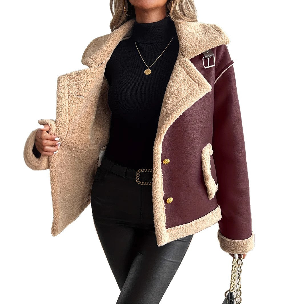 Lässige Damen Winterjacke in zeitlosem Braun, warm und modisch, eine unverzichtbare Freizeitjacke.