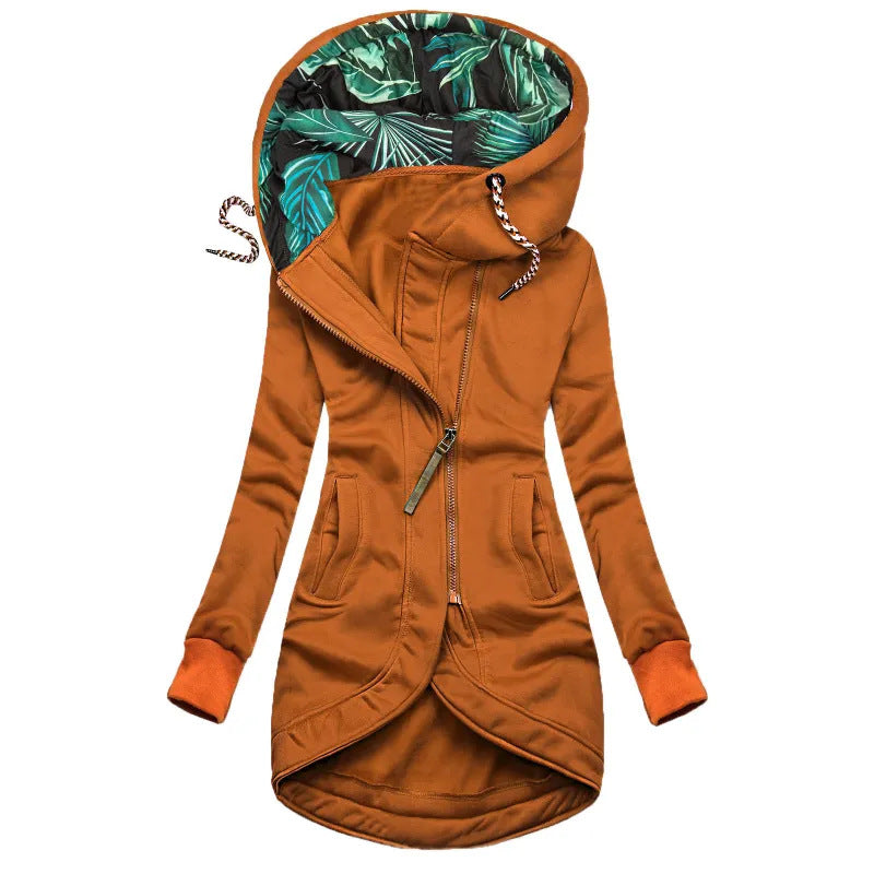 Elegante Damen-Übergangsjacke, wasserdicht & winddicht. Perfekt für stilvollen Schutz bei jedem Wetter.