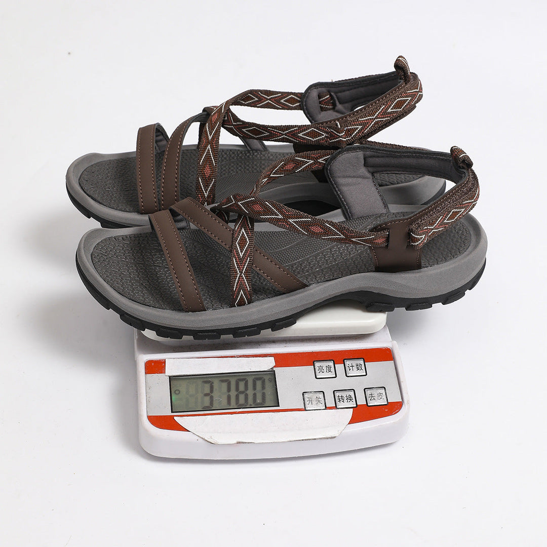 Leichte Damen Outdoor-Sandale, bequem und atmungsaktiv, ideal für Sommerwanderungen und Reisen.