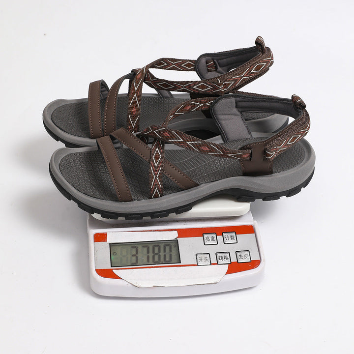 Leichte Damen Outdoor-Sandale, bequem und atmungsaktiv, ideal für Sommerwanderungen und Reisen.