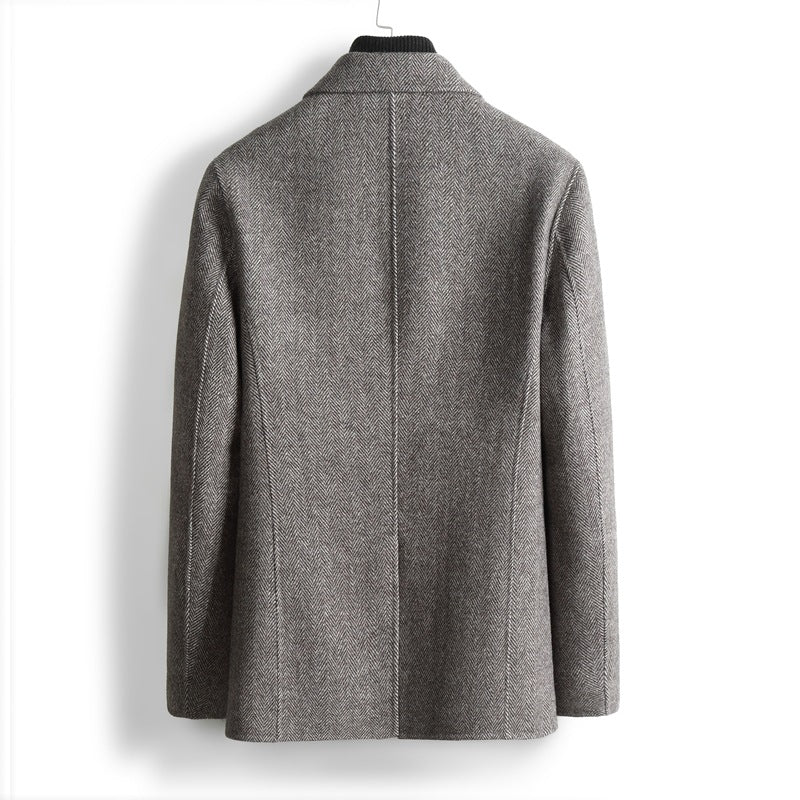 Business Herrenblazer im Hahnentritt-Design. Ideales Sakko für formelle Anlässe & Büro.