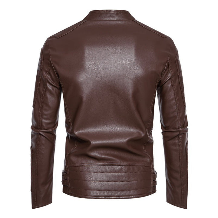 Urban-Look Herren-Bikerjacke, Slim-Fit, vielseitige Freizeitjacke für den modernen Mann.